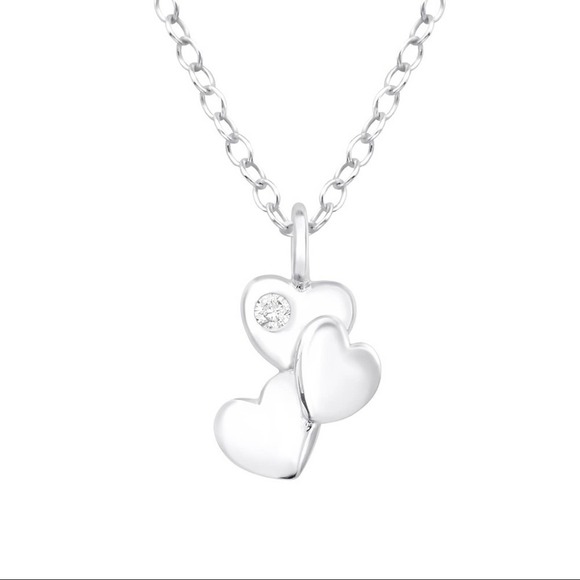 Sterling Silver Heart Necklace - Picture 1 of 10